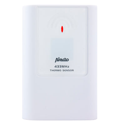 Alecto WS-2200WT - Station météo avec capteur extérieur sans fil, blanc