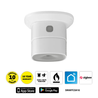 Alecto SMARTCOA10 - Détecteur de monoxyde de carbone connecté