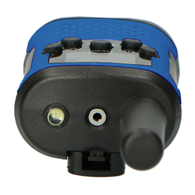 Alecto FR-115BW - Lot de deux talkie-walkies pour enfants, Portée jusqu’à 7 kilomètres, blue/noir