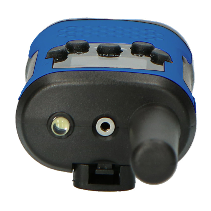 Alecto FR-115BW - Lot de deux talkie-walkies pour enfants, Portée jusqu’à 7 kilomètres, blue/noir