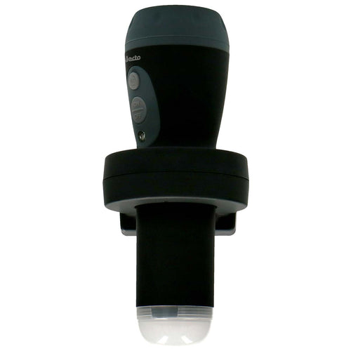 Alecto ATL-110ZT - Lampe de poche LED rechargeable / veilleuse LED automatique, noir