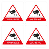 Alecto AWS-05 - 5x d'autocollants de fenêtre pour la surveillance de la caméra