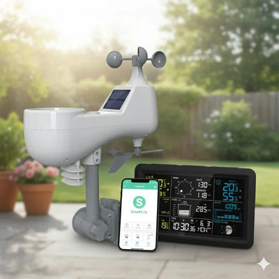 WS-5100 - Professioneel 6-in-1 Wi-Fi weerstation met gratis SmartLife App