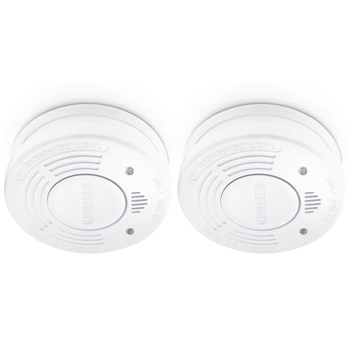 Alecto SA-110 DUO - Détecteur de fumée avec pile et capteur de 10 ans, pack de 2