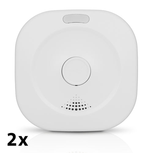 Alecto SMARTSMOKE11 2x - Détecteur de fumée inteligent Wi-Fi, pack de 2
