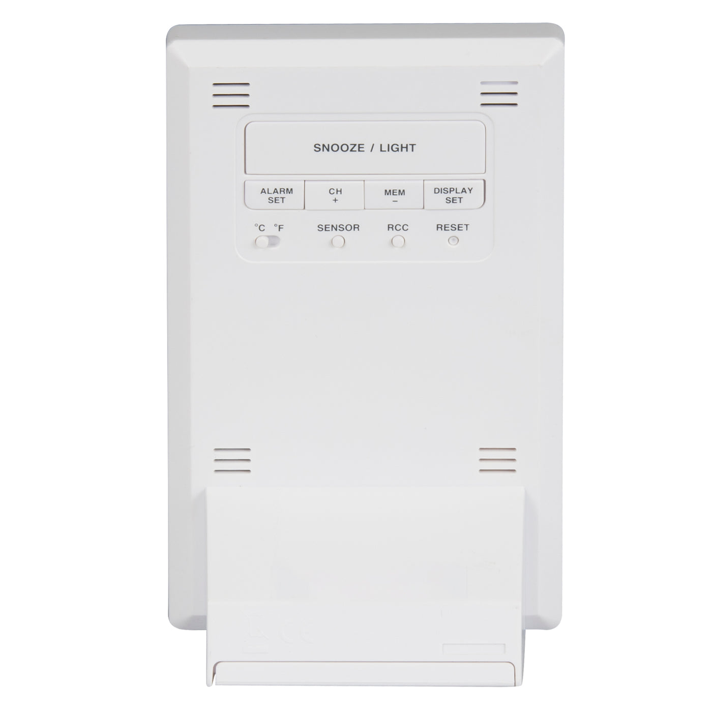 Alecto WS-2200WT - Station météo avec capteur extérieur sans fil, blanc