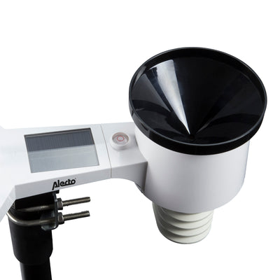 Alecto WS-5500 - Station météo professionnelle 8 en 1 avec Wi-fi, app et capteur extérieur sans fil , noir