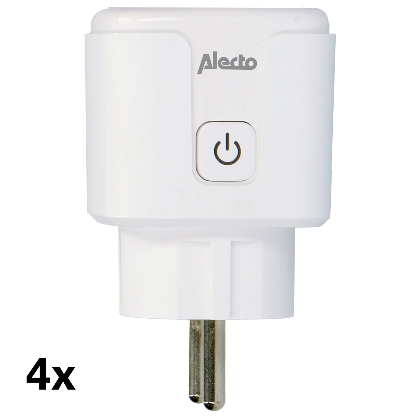 Alecto SMART-PLUG10 - Prise intelligente Wi-Fi, 16A, 3680W, pack de 3, blanc