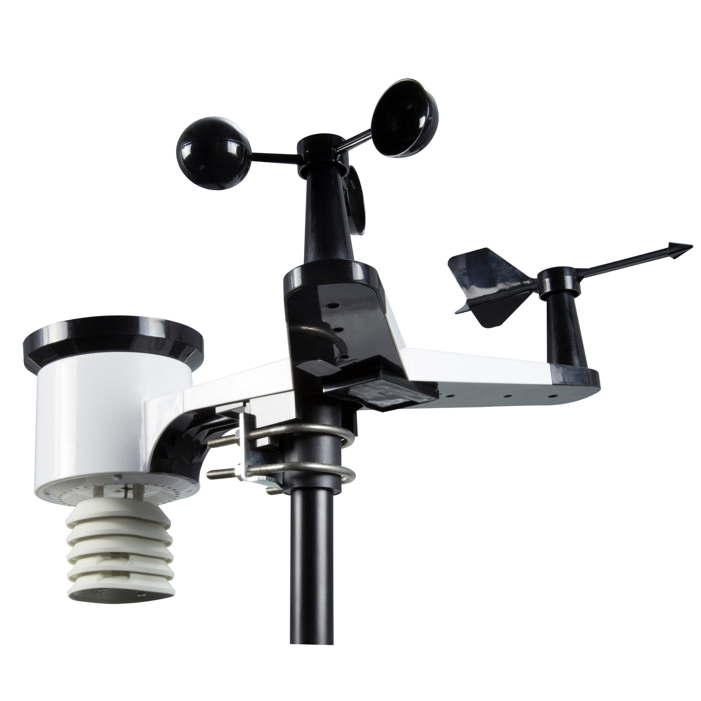 Alecto WS-5500 - Station météo professionnelle 8 en 1 avec Wi-fi, app et capteur extérieur sans fil , noir