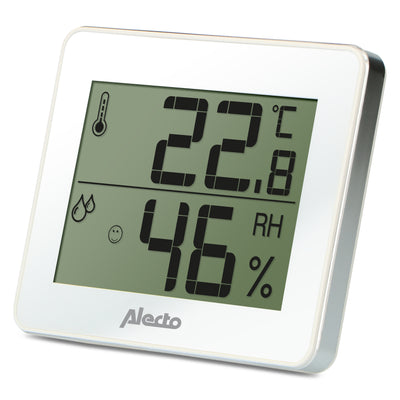 Alecto WS-55 - Thermomètre / hygromètre, blanc/argent