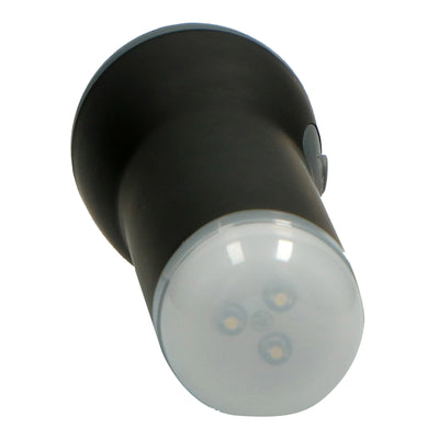 Alecto ATL-110ZT - Lampe de poche LED rechargeable / veilleuse LED automatique, noir