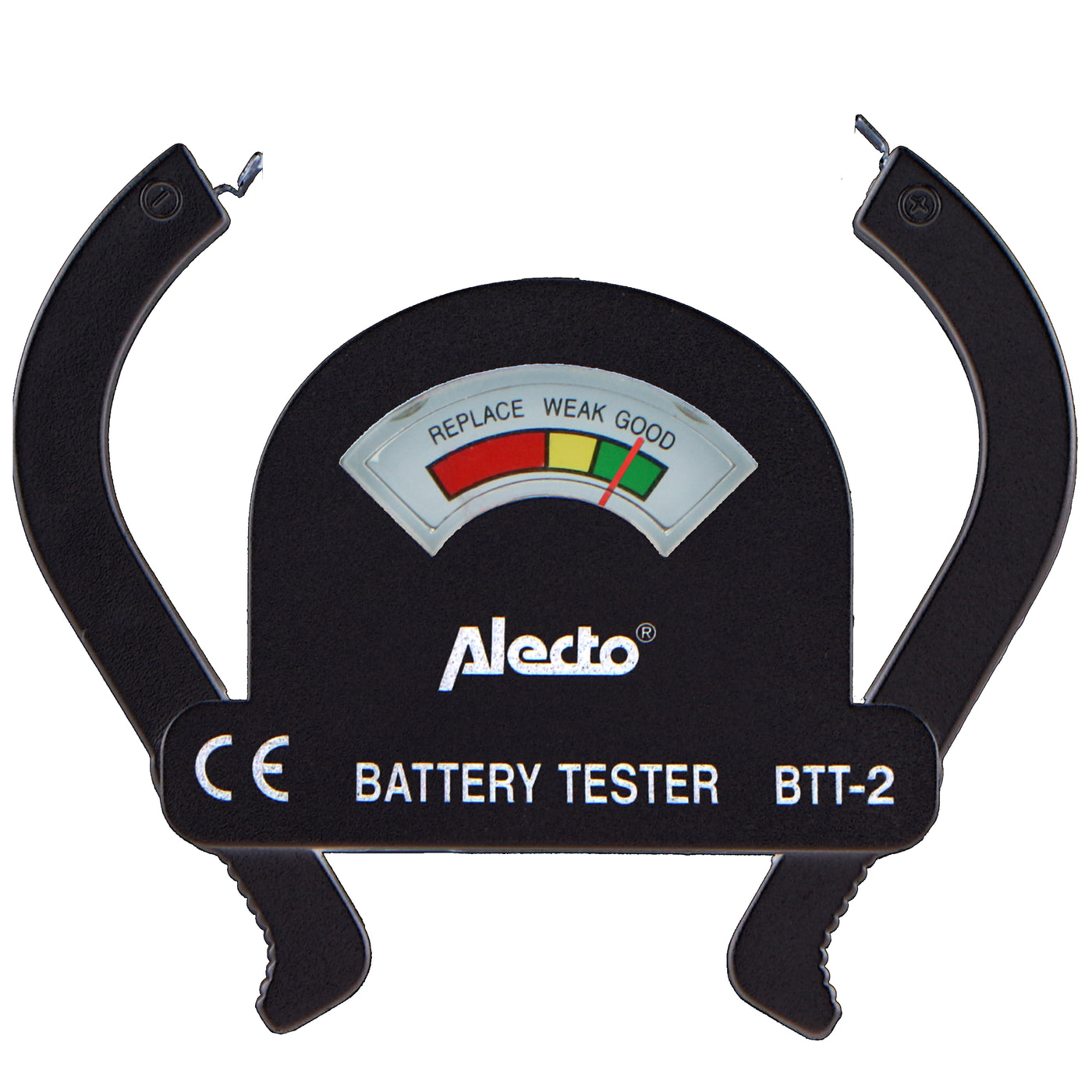 Alecto BTT-2 - Testeur de piles universel compact pour piles AA, AAA, C, D et 9V