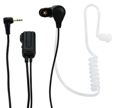 Alecto FRH-10 - Ecouteurs tube d'air talkie-walkie, noir