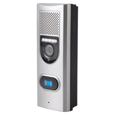 Alecto ADI-250 - Sonnette intercom avec caméra et écran couleurs 3.5", blanc/argent