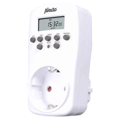 Alecto DTS-814 - Programmateur digital, blanc