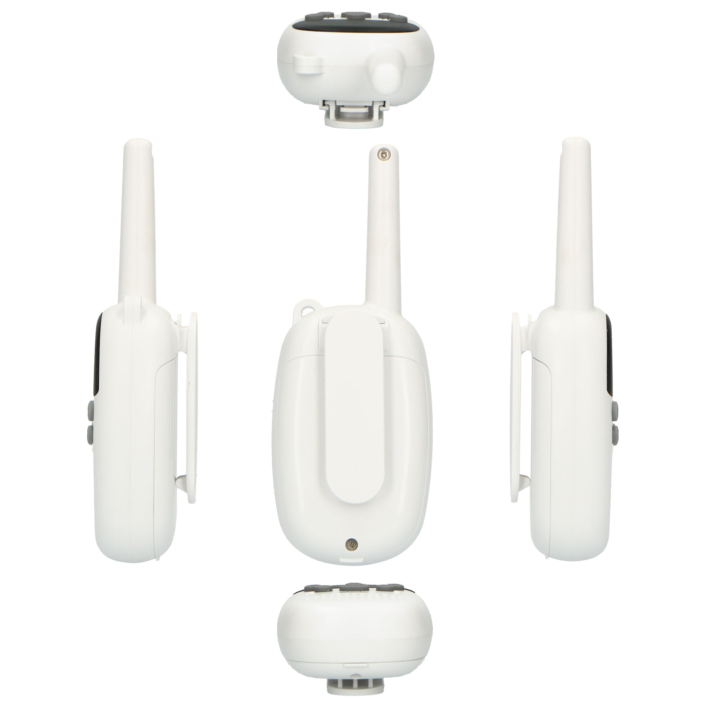 Alecto FR-09 - Set de deux talkie-walkies pour enfants - portée jusqu’à 3 kilomètres, blanc