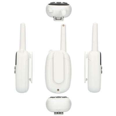 Alecto FR-09 - Set de deux talkie-walkies pour enfants - portée jusqu’à 3 kilomètres, blanc