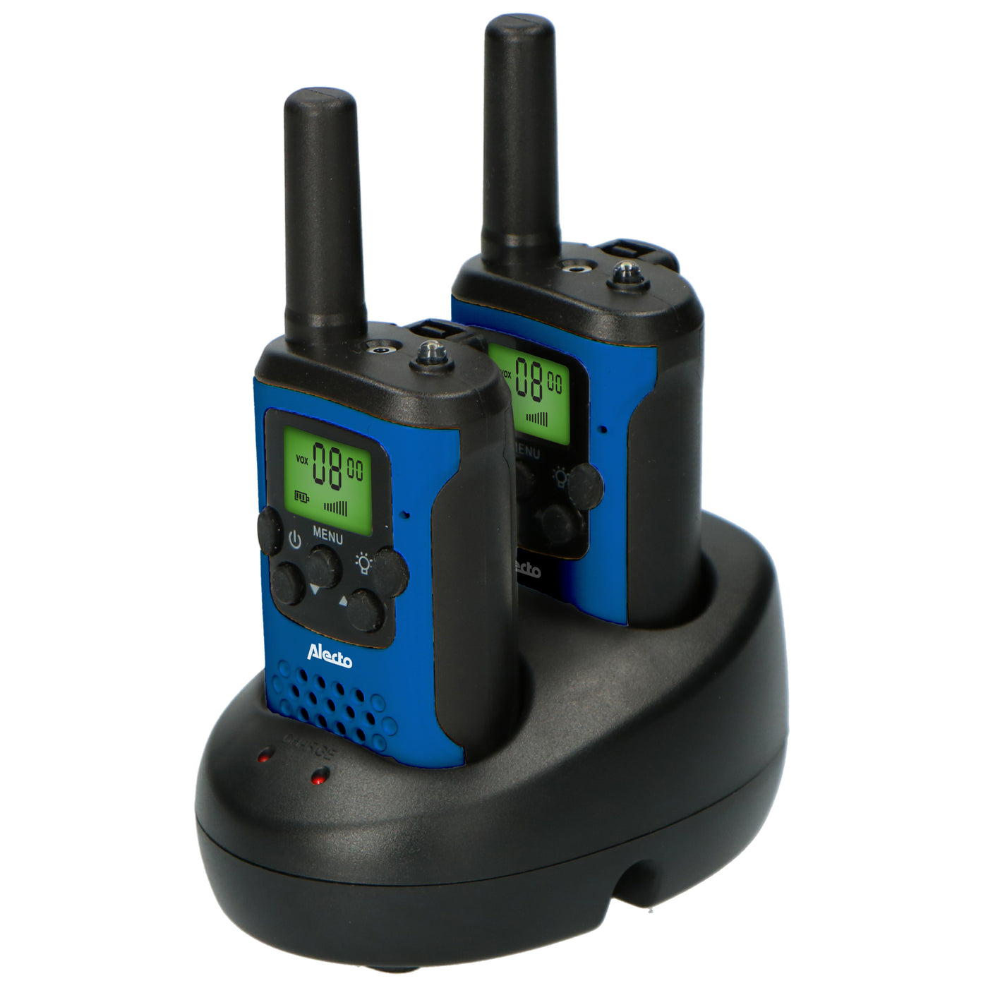 Alecto FR-175BW - Lot de deux talkie-walkies, Portée jusqu’à 7 kilomètres, blue/noir